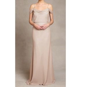 Jenny Yoo Bridesmaids Dress. Off the shoulder.